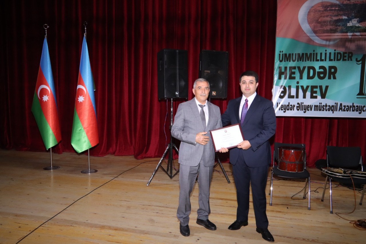 Neftçalada Ulu Öndərin 103 illiyi qeyd olundu - FOTOLAR
